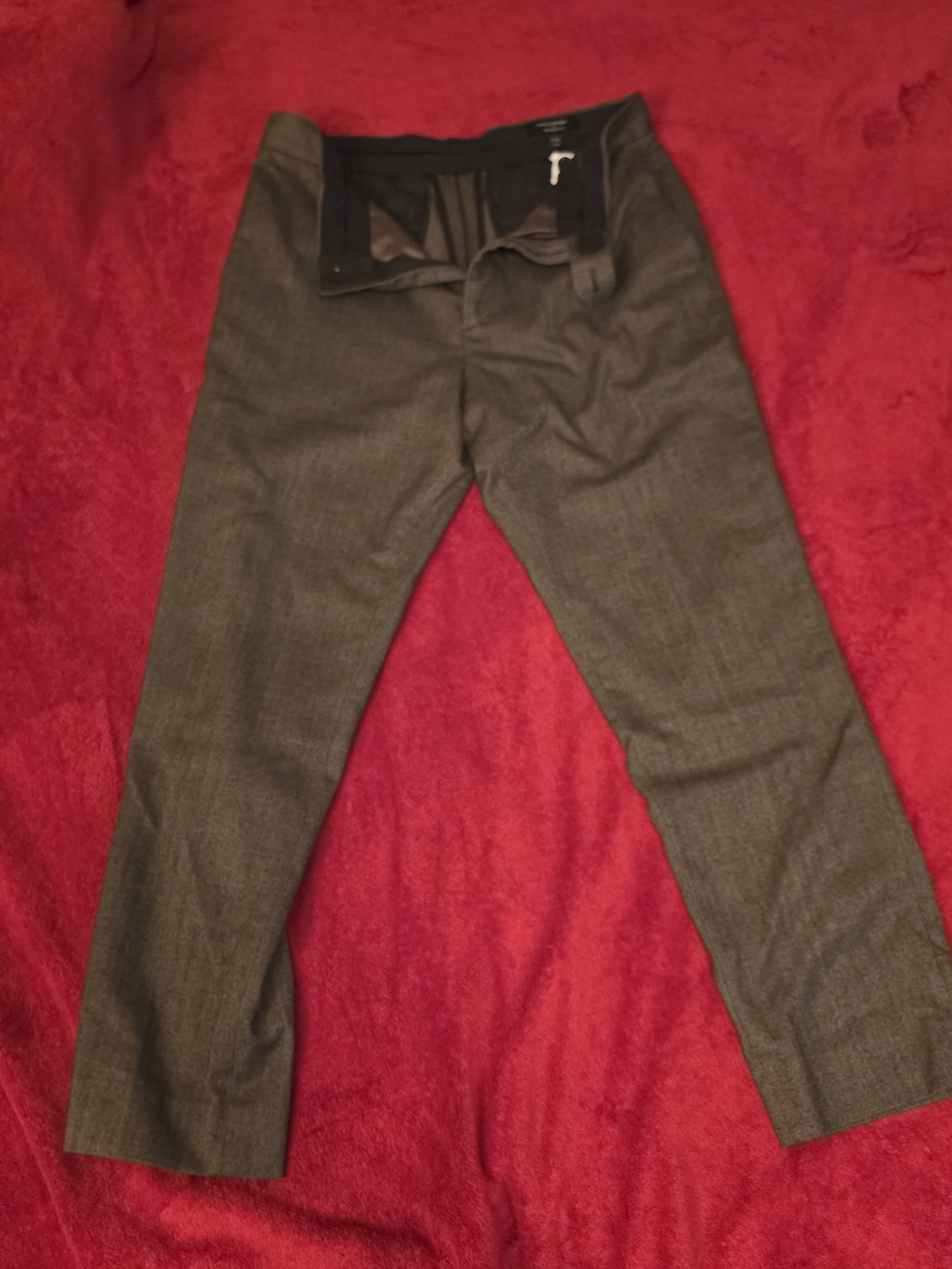 (#4) Banana Republic Tailored Fit Dress Pants Heather Brown Mens 32x30